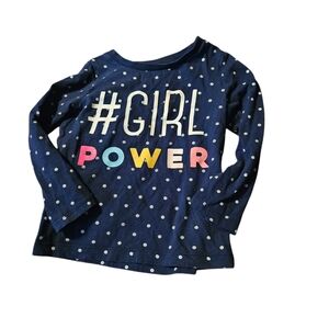 5/$10 Polka Dot #GIRL POWER Kids Shirt